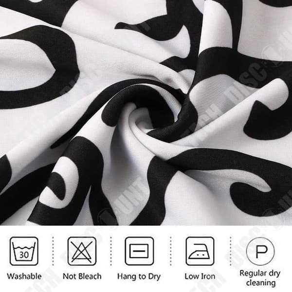 TD® Stretch Matsalsstol Slipcover Trendigt modernt designmönster för att försköna inomhusstolar 1pack
