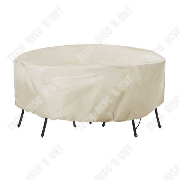 TD Trädgårdsmöbelöverdrag 239x58cm utomhusträdgårdsmöbelöverdrag beige trädgårdsmöbel skyddsöverdrag oxford tyg orbicula