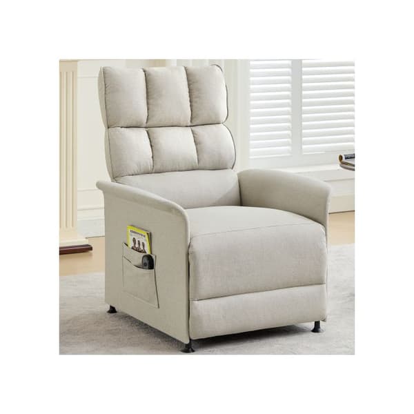 Modern design: fåtölj, TV-fåtölj, elektrisk fåtölj, recliner med fjärrkontroll, med förvaringsväska