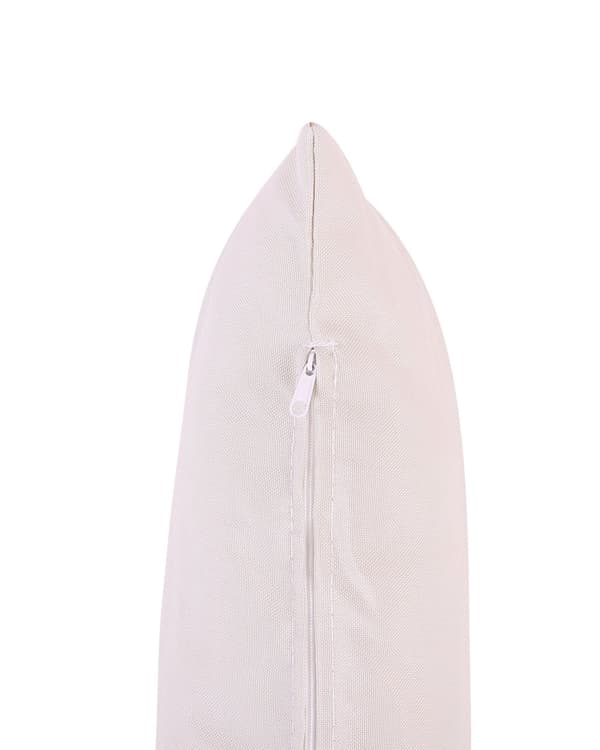 Riipputuoli beige polyrottinki jalustalla pyöreä pehmusteet metallirunko boho tyyli