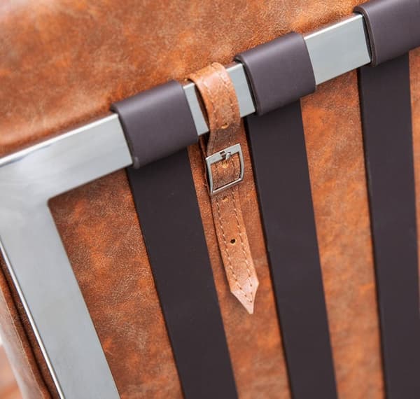 Tyynysetti Berlin design tuoli - Vintage ruskea
