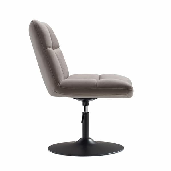 Design lænestol Lille - fløjl taupe