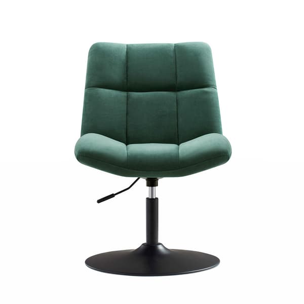 Design-nojatuoli Lille - sametinvihreä