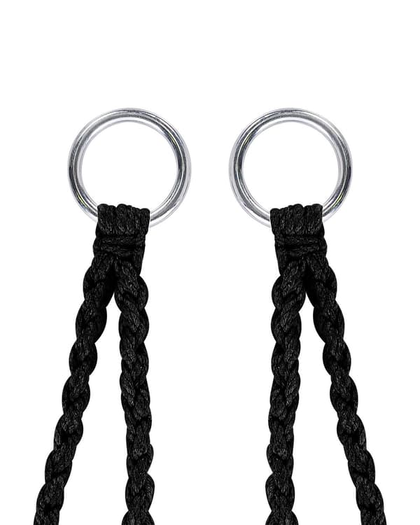 Stilfuld boho hængestol i macrame