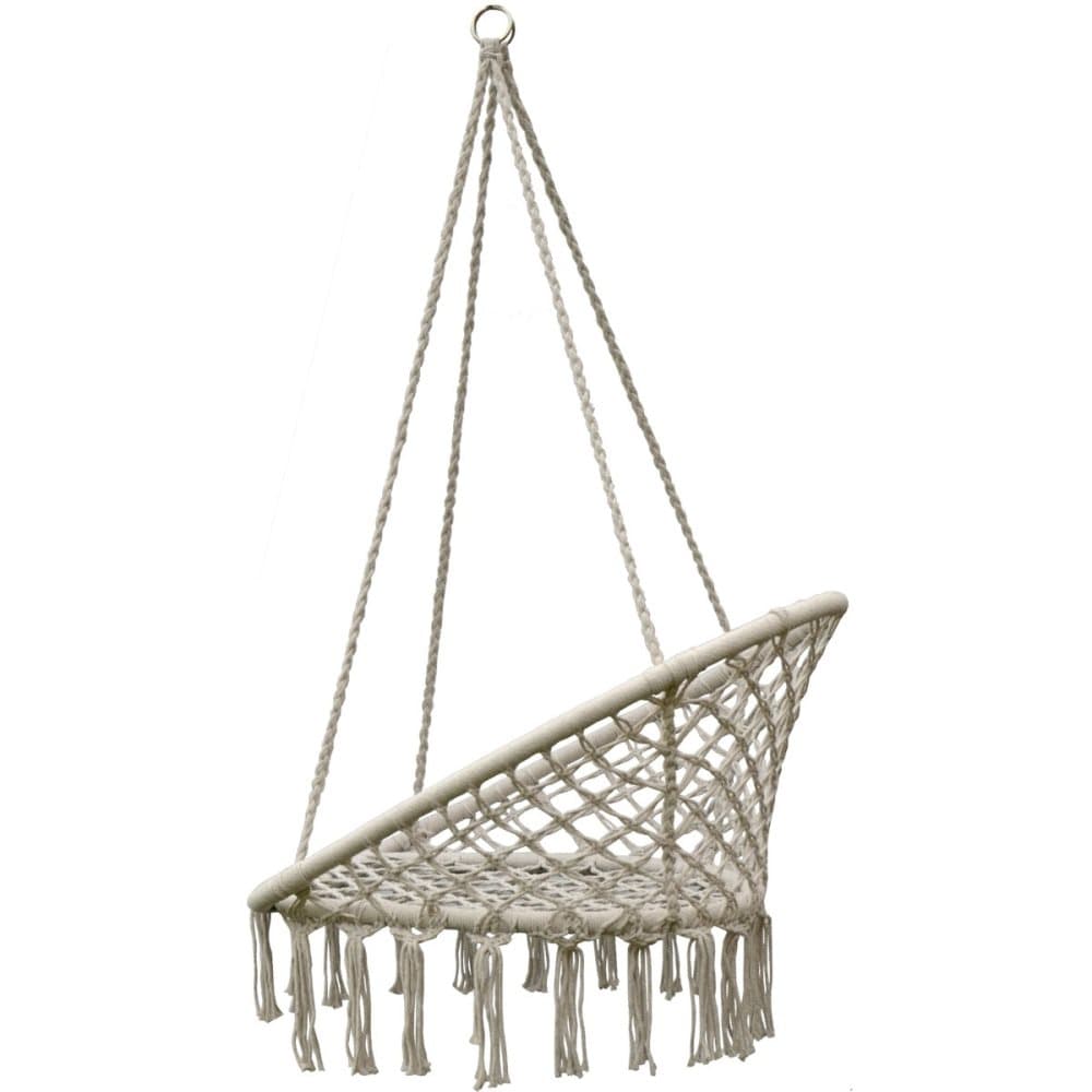 Hängstol beige - storkbo fåtölj - 80x60 cm