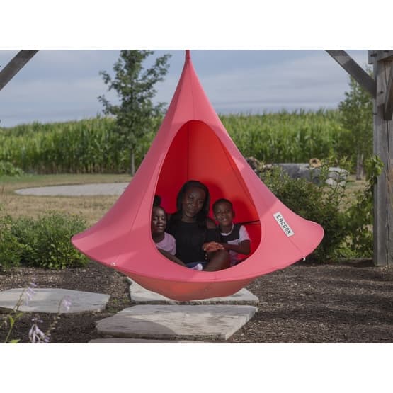 Cacoon - Tipi Hängstol Classic Bebo Dubbel - Coral Rose