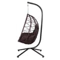 Miniatyrbilde 3 av 7: Lykke Hengestol Egg Chair, brun