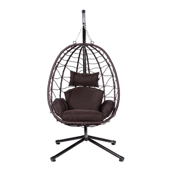 Lykke Hengestol Egg Chair, brun