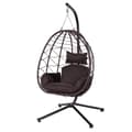 Miniatyrbilde 1 av 7: Lykke Hengestol Egg Chair, brun