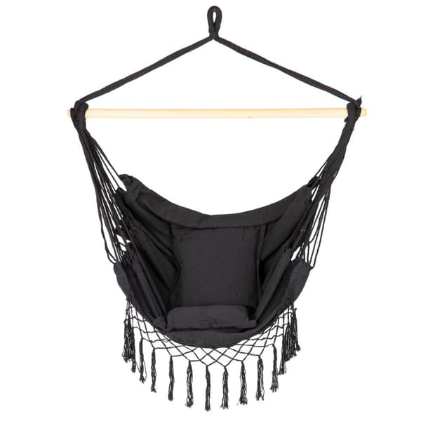 Viking Choice Hængestol inspireret af Brasilien - 50% Bomuld, 50% Polyester, Vejrbestandig, Inkluderer 2 Puder, Maks. Belastning 150kg