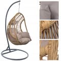 Miniatyrbillede 1 af 8: Have hængende lænestol SWING gyngekurv COCOON