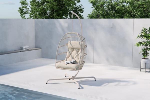 FURNLUX HÄNGSTOL FÖR UTOMHUSBRUK TREZZA BEIGE 75CM