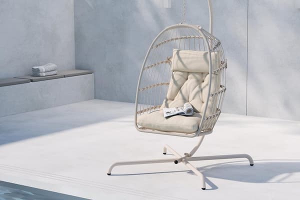 FURNLUX HÄNGSTOL FÖR UTOMHUSBRUK TREZZA BEIGE 75CM