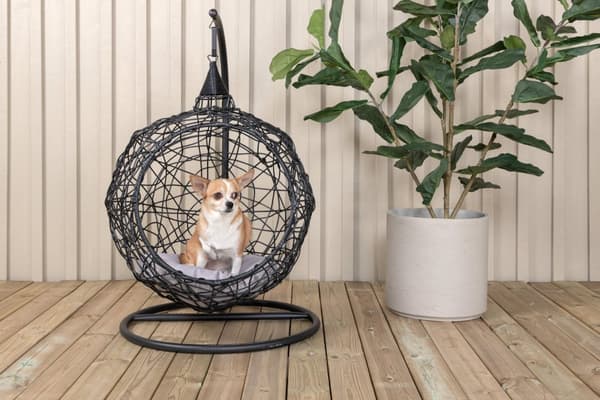 FURNLUX ULKOKÄYTTÖÖN TARKOITETTU RIIPPUTUOLI LEXI MUSTA 58CM