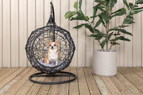 FURNLUX ULKOKÄYTTÖÖN TARKOITETTU RIIPPUTUOLI LEXI MUSTA 58CM