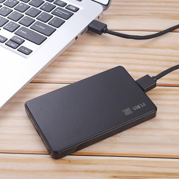2,5" eksternt kabinett for SATA-harddisk - USB 3.0