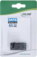 Miniatyrbild 3 av 4: InLine SATA datakopplare - SATA600 - 6 Gbit/s / svart