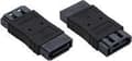 Miniatyrbild 4 av 4: InLine SATA datakopplare - SATA600 - 6 Gbit/s / svart