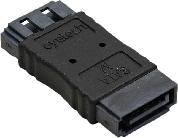 InLine SATA datakopplare - SATA600 - 6 Gbit/s / svart