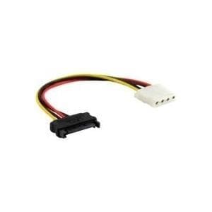 InLine - strømforsyning - intern strømforsyning, 4-benet - 15 PIN SATA strøm - 15 cm (29669)