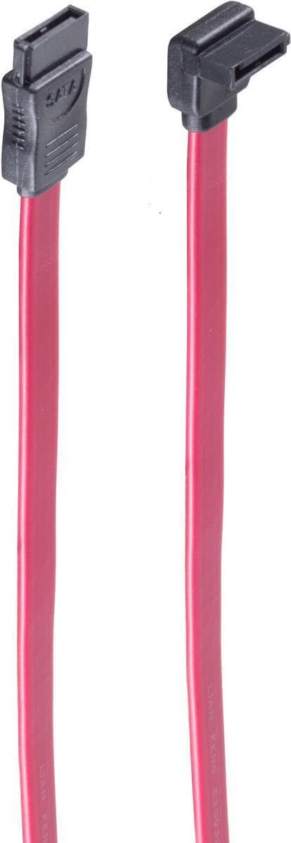 shiverpeaks BASIC-S Serial ATA -liitäntäkaapeli, 0,3 m 1 pistoke 90 asteen kulmassa, 7-nastainen pistoke - 7-nastainen pistoke (BS78243-0,3)