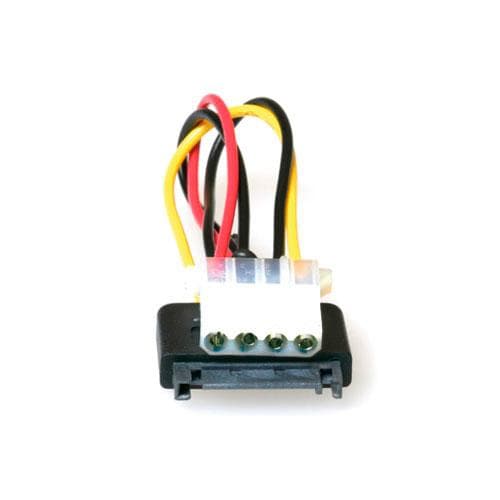 ACT AK3196 - 0,15 m - SATA 15-benet - Molex (4-benet) - Han/hun - Lige - Lige (AK3196)