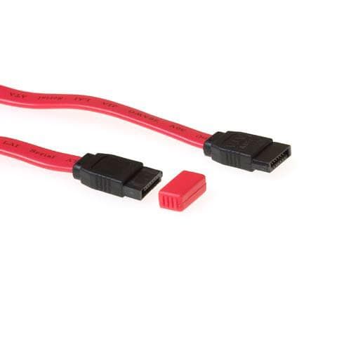 ACT Serial ATA Datakaapeli - suora - Punainen - 1,0 m 1 m punainen SATA-kaapeli (AK3393)