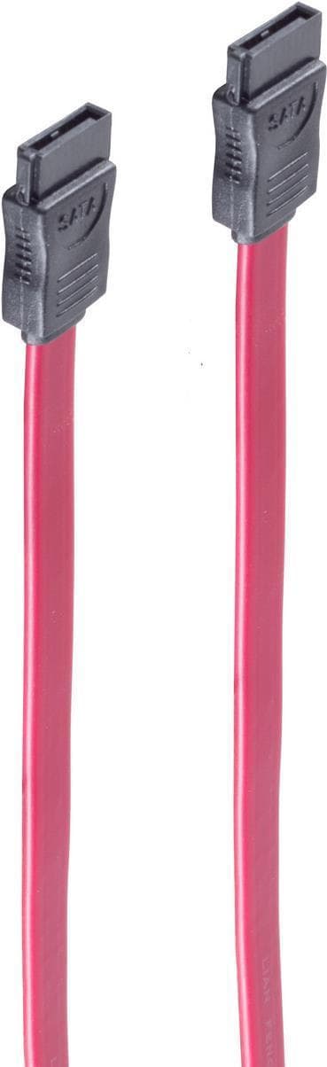 shiverpeaks BASIC-S Serial ATA 150 tilslutningskabel, 0,3 m lige stik, 7-benet SATA-stik - 7-benet stik, 4 (BS-78240-0.3)
