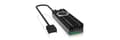 Miniatyrbillede 1 af 4: RaidSonic ICY BOX IB-M2HS-70 - Solid State Drive Køler - Sort