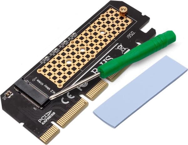 Laajennuskortti, sovitin M.2 NVMe M-Key PCI-E Savio AK-41