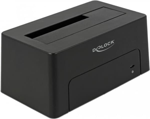 DeLOCK - HDD Docking Station Slots: 1 - SATA 6 Gb/s - 6 Gbit/s - USB 3.1 (Gen 2) - Sort (63958)