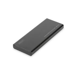 DIGITUS DA-71111 - Lagerkabinet ( M.2 ) - SATA 6 Gb/s - 600 MBps - USB 3.0 - Sort Sort