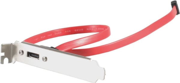 shiverpeaks BASIC-S kortplatsfäste med 1 x eSATA-anslutning 1 x SATA 7-stiftskontakt till 1 x eSATA 7-stifts uttag, inkl. (BS-75625)