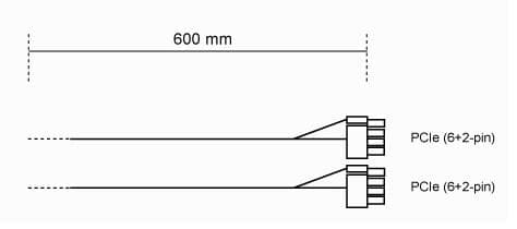 Vær stille! PCI-E strømkabel CP-6620