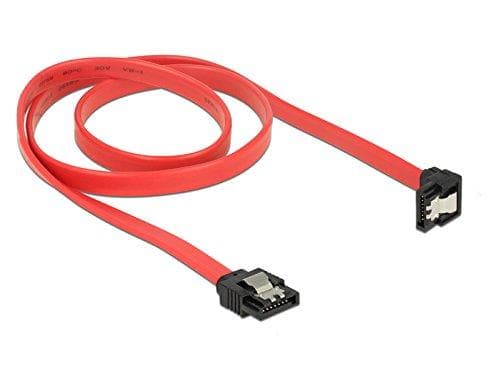 Låskabel SATA 6 Gb/s hane rak > SATA hane