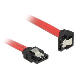 Låskabel SATA 6 Gb/s hane rak > SATA hane