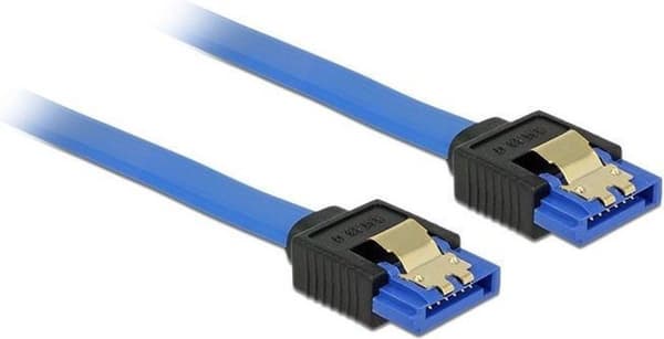 Tragant 84980 SATA-kabel 0,7 m Svart, Blå SATA 7-stift