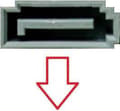 Miniatyrbild 2 av 3: Goobay CAK SATA 600-010 90° CLIP 0,1m SATA-kabel 0,1m SATA 7-stift Svart,Gul