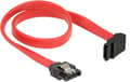 Miniatyrbild 1 av 2: SATA-kabel Delock SATA 7pin -> SATA 7pin w. St/St 0,30m