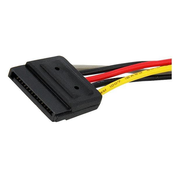 StarTech.com SATA Y-Power-kabel - S-ATA Splitter Splitter-kabel - Power Splitter - 15 PIN SATA Power (M) - 15 PIN SATA Power (W) - 6" (PYO2SATA)