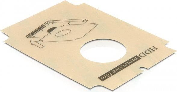 DeLOCK 2.5 SATA Hard Drive Beskyttelsesfilm - Dørmåtte (antistatisk) - til P/N: 47189, 47192, 47194, 47198 (65322)