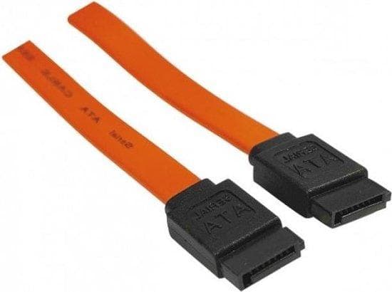 SATA III -kaapeli, 6 Gbit/s, 7-nastainen SATA-uros / 7-nastainen SATA-uros, n. 0,2 m SATA-laitteiden liittämistä varten (147630)