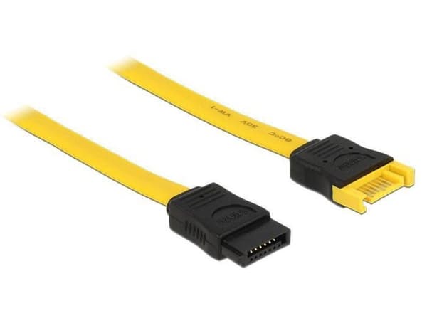 DeLOCK 83949 SATA-kabel 0,2 m Gul SATA 7-stift