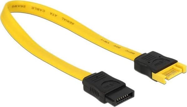 DeLOCK 83949 SATA-kabel 0,2 m Gul SATA 7-stift
