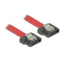 DeLOCK FLEXI - SATA-kabel - Serial ATA 150/300/600 - 7-pin SATA (M) - 7-pin SATA (M) - 30cm - låst - röd (83834)
