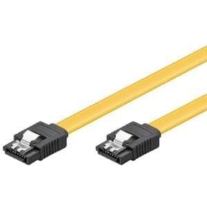 Wentronic goobay - SATA-kabel - SATA (W) till SATA (W) - 20 cm - insnäppt, platt (94012)