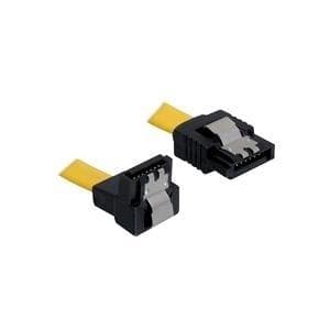 DeLOCK-kabel SATA - Seriell ATA-kabel - Seriell ATA 150/300/600 - Seriell ATA, 7-stift - Seriell ATA, 7-stift - 30 cm - låst (82806)