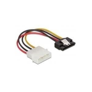 DeLOCK - strømforsyning - intern strømforsyning, 4-benet (M) - 15 PIN SATA strøm - 12 cm (60120)