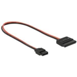 DeLOCK - strømkabel - SATA ydeevne (R) til Slimline SATA ydeevne (R) - 24 cm (84857)