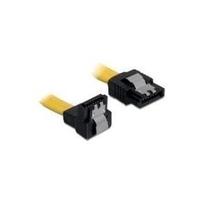 DeLOCK - Serial ATA -kaapeli - Serial ATA 150/300 - Serial ATA, 7-pin - Serial ATA, 7-pin - 50cm - 90 asteen liitin, lukittu (82479)